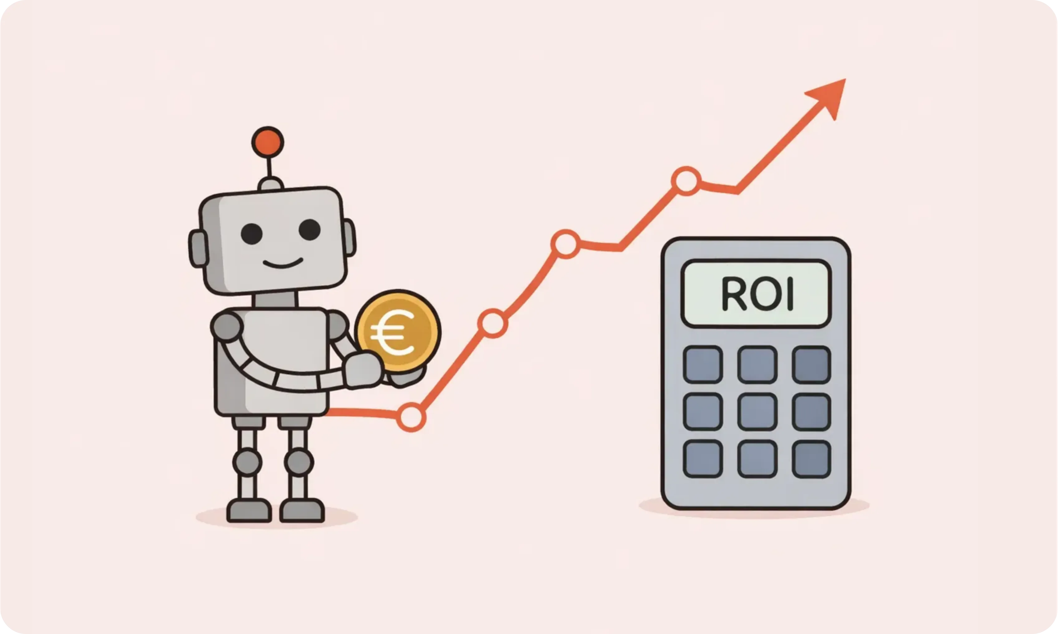DI ROI skaičiuoklė: kaip apskaičiuoti dirbtinio intelekto investicijų grąžą
